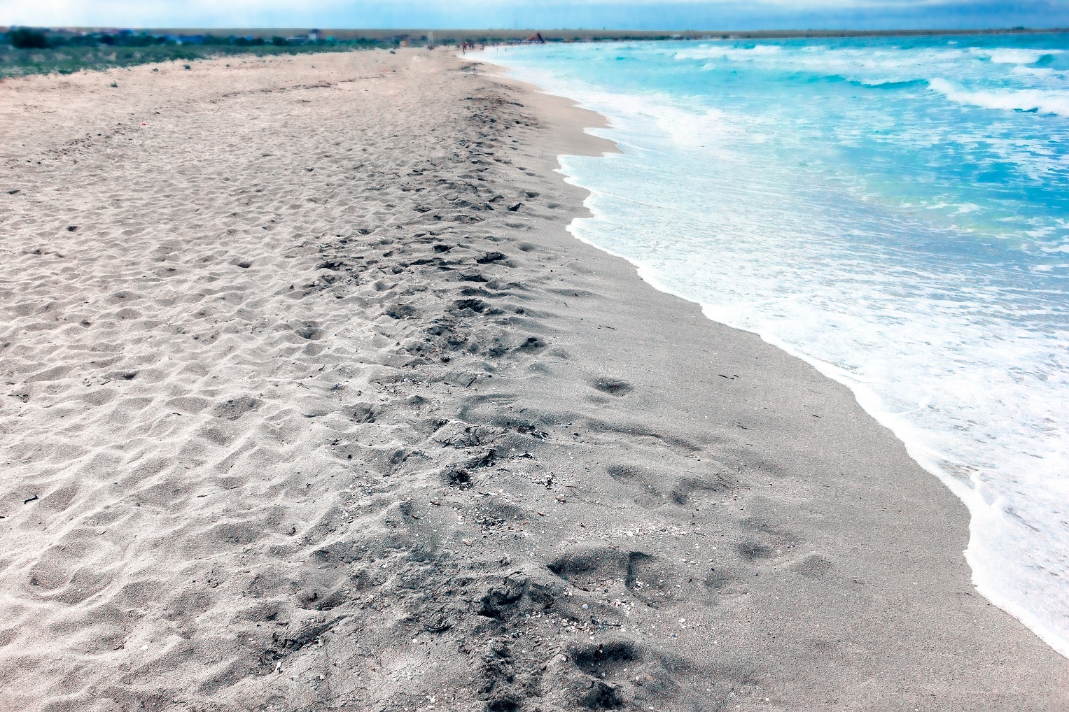 Белые пески “Майами”. Крым, Оленевка